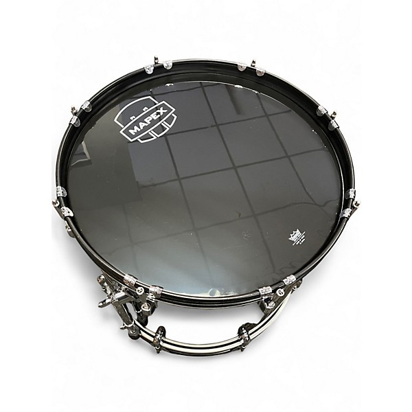 Used Mapex 4 Piece Comet Black Drum Kit
