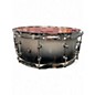 Used SPL 14in 468 Series Snare Black and Silver Drum