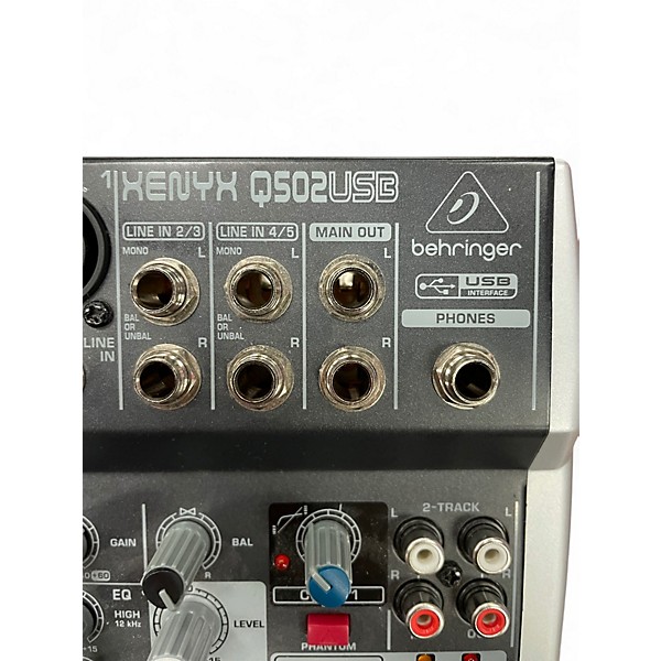 Used Behringer Xenyx Q502USB Unpowered Mixer