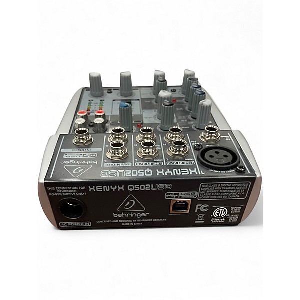 Used Behringer Xenyx Q502USB Unpowered Mixer