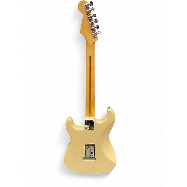 Used Fender American Standard Stratocaster SSS Vintage White Solid Body Electric Guitar