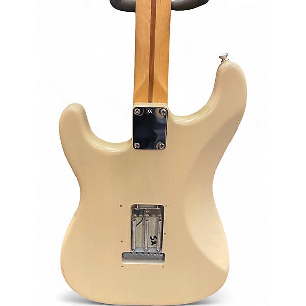 Used Fender American Standard Stratocaster SSS Vintage White Solid Body Electric Guitar