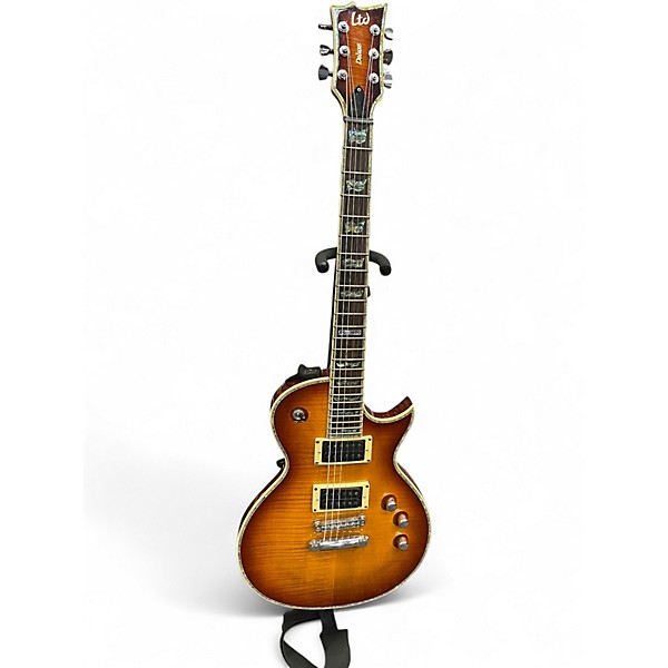 Used Ltd EC-1000 W/ Seymour Duncan Nazgul Sentient Pickups 2 Color Sunburst Solid Body Electric Guitar