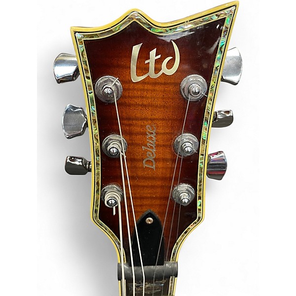 Used Ltd EC-1000 W/ Seymour Duncan Nazgul Sentient Pickups 2 Color Sunburst Solid Body Electric Guitar