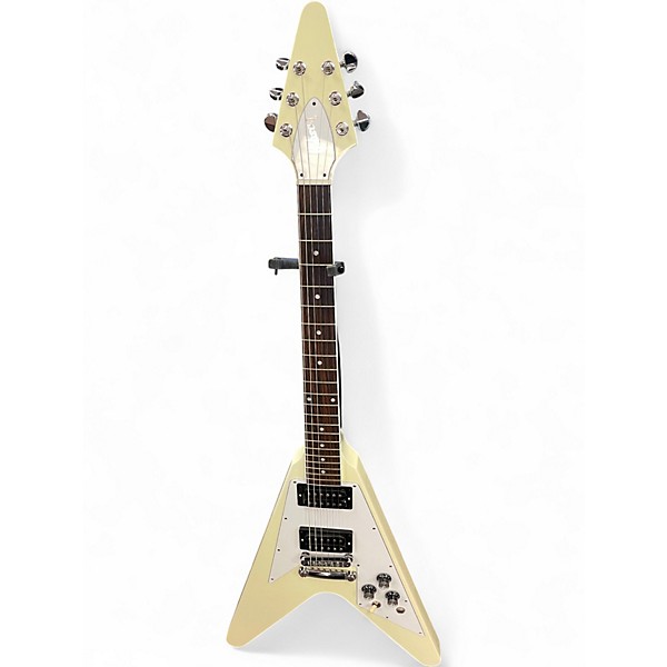 Used Gibson 70's flying V Classic White Solid Body Electric Guitar