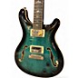 Used PRS SE Hollowbody II Piezo Peacock Blue Hollow Body Electric Guitar