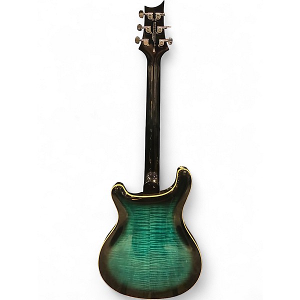 Used PRS SE Hollowbody II Piezo Peacock Blue Hollow Body Electric Guitar