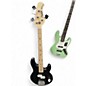 Used Sterling by Music Man JOE DART 3 Satin Black Electric Bass Guitar thumbnail