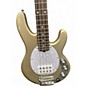 Used Sterling by Music Man STINGRAY SHORT SCALE Trans Gold Electric Bass Guitar