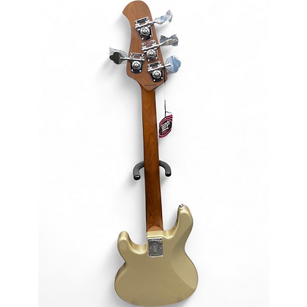 Used Sterling by Music Man STINGRAY SHORT SCALE Trans Gold Electric Bass Guitar