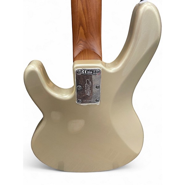 Used Sterling by Music Man STINGRAY SHORT SCALE Trans Gold Electric Bass Guitar