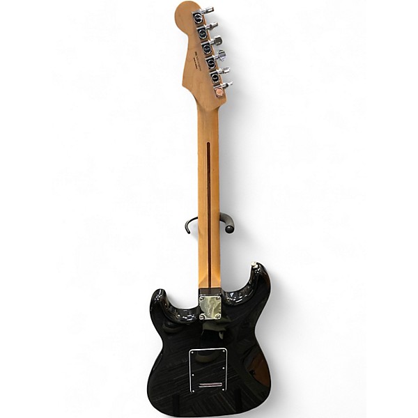 Used Fender LTD Player Stratocaster Black Solid Body Electric Guitar