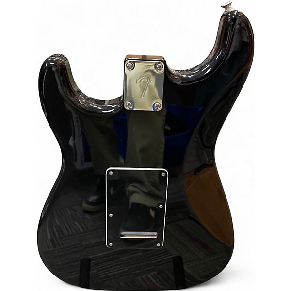 Used Fender LTD Player Stratocaster Black Solid Body Electric Guitar