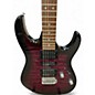Used Ibanez GRX70QA Trans Purple Solid Body Electric Guitar
