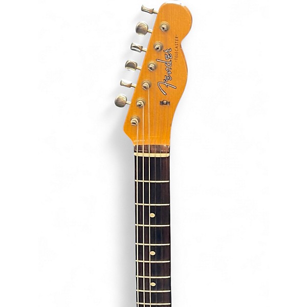 Used Fender Custom Shop 60 Telecaster Relic Black Solid Body Electric Guitar