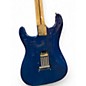 Used 2010 Fender Deluxe Players Stratocaster Blue Solid Body Electric Guitar