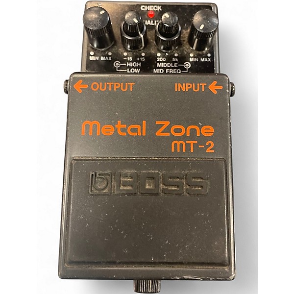 Used BOSS MT2 Metal Zone Distortion Effect Pedal