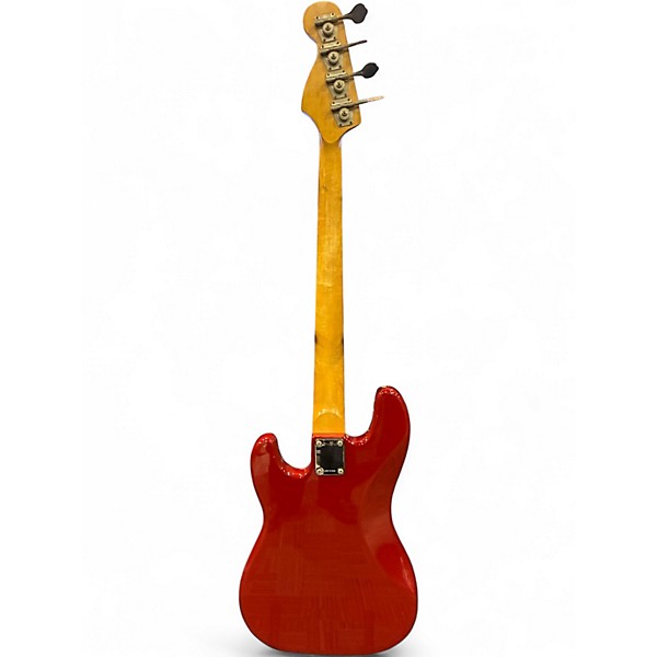 Used Squier Precision Bass Dakota Red Electric Bass Guitar