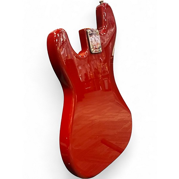 Used Squier Precision Bass Dakota Red Electric Bass Guitar