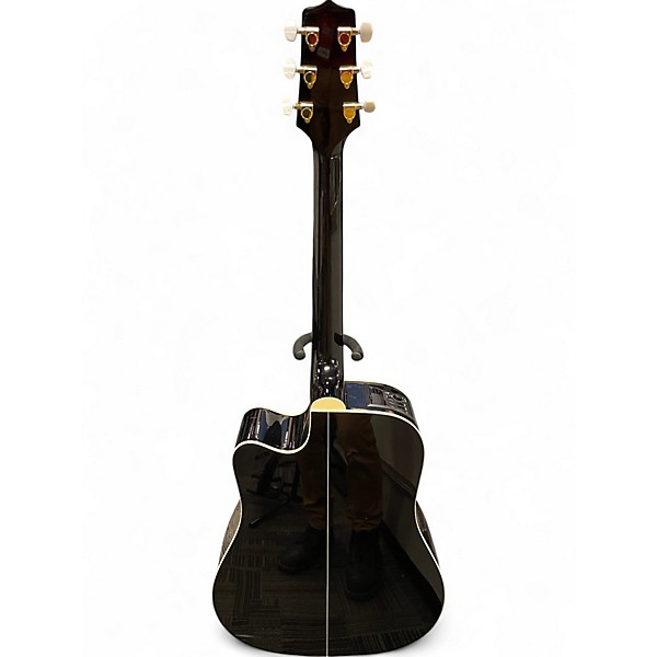 Used Takamine EG341C Black Acoustic Electric Guitar