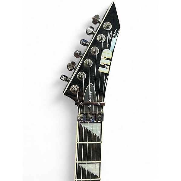 Used ESP LTD Alexi 600 Alexi Laiho Signature Black and Yellow Solid Body Electric Guitar