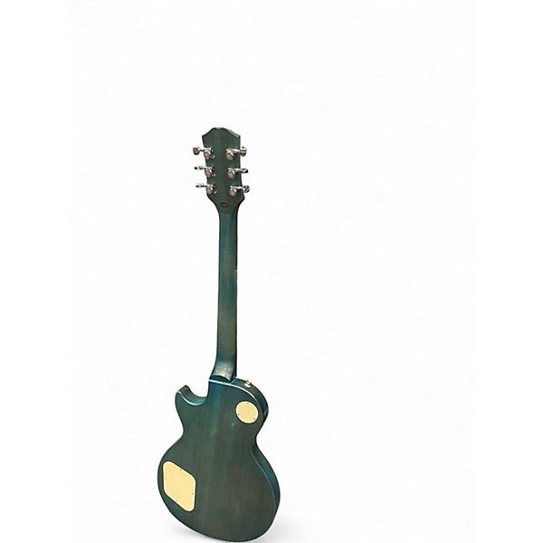 Used Epiphone Les Paul Traditional Pro IV Pacific Blue Solid Body Electric Guitar