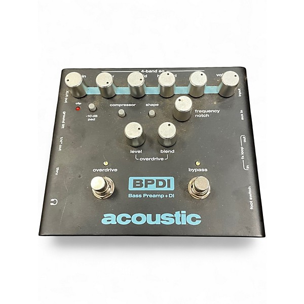 Used Acoustic BPDI Bass Preamp + DI Effect Pedal