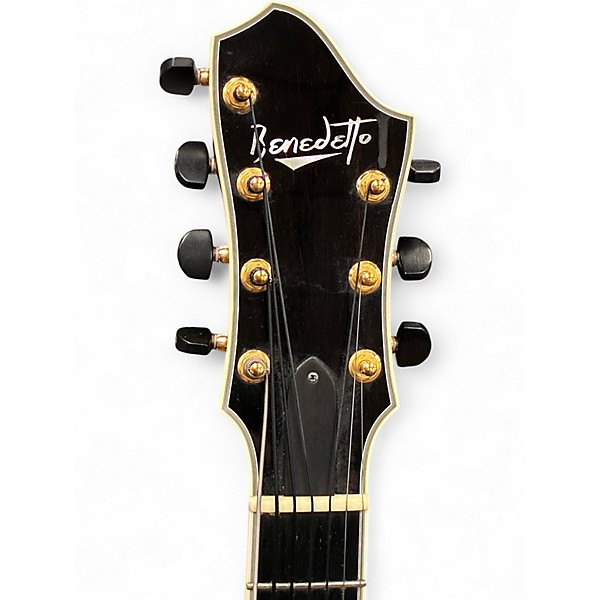 Used 2007 Benedetto Guitars Manhattan 7 Sunburst Hollow Body Electric Guitar