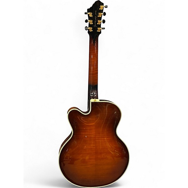 Used 2007 Benedetto Guitars Manhattan 7 Sunburst Hollow Body Electric Guitar