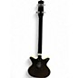 Used Danelectro '59 Short Scale Black Metalflake Electric Bass Guitar