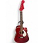 Used Fender Sonoran SCE Candy Apple Red Acoustic Electric Guitar thumbnail