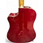Used Fender Sonoran SCE Candy Apple Red Acoustic Electric Guitar