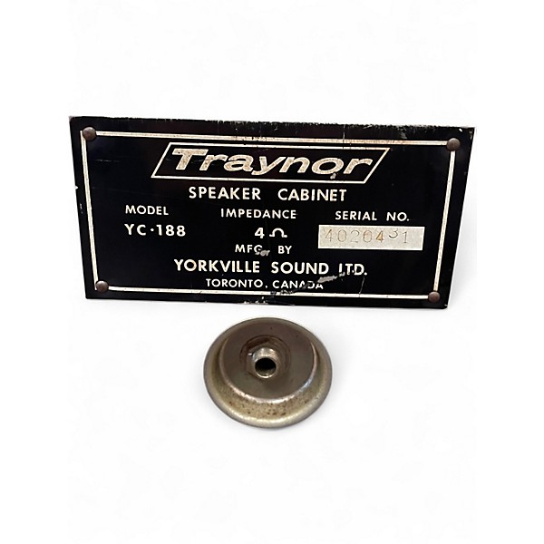 Vintage 1970s Traynor YC-188 Bass Cabinet