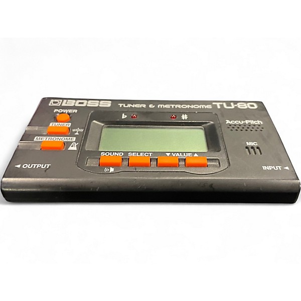 Used BOSS TU80 Tuner and Metronome Tuner Metronome