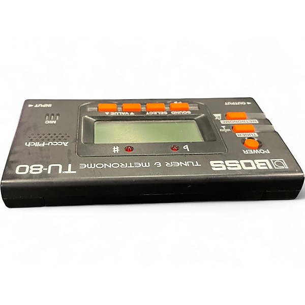 Used BOSS TU80 Tuner and Metronome Tuner Metronome
