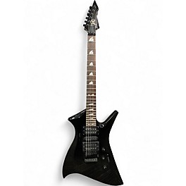 Used AXL Mayhem FireAx Black Solid Body Electric Guitar