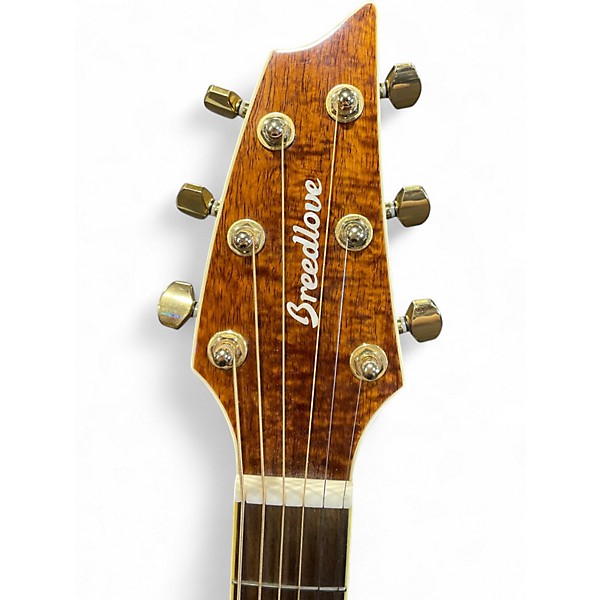 Used Breedlove Pursuit Concert 25th Natural Acoustic Electric Guitar