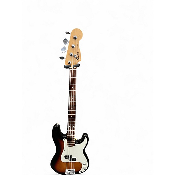 Used Fender Standard Precision Bass SUNBURST Electric Bass Guitar
