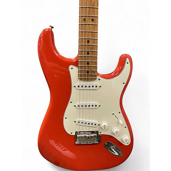 Used 2023 Fender Player Stratocaster Fiesta Red Solid Body Electric Guitar