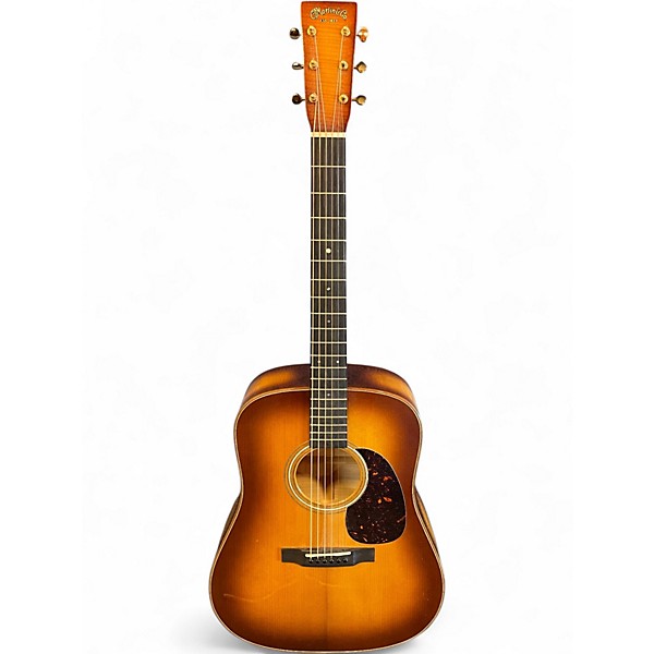 Used Martin Custom D14F Flame Maple Acoustic Guitar
