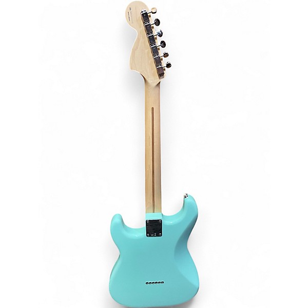 Used 2023 Fender Tom Delonge Stratocaster Surf Green Solid Body Electric Guitar