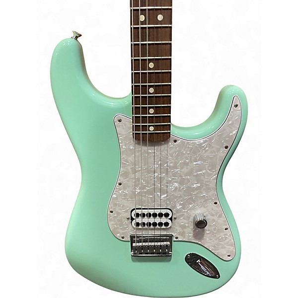 Used 2023 Fender Tom Delonge Stratocaster Surf Green Solid Body Electric Guitar