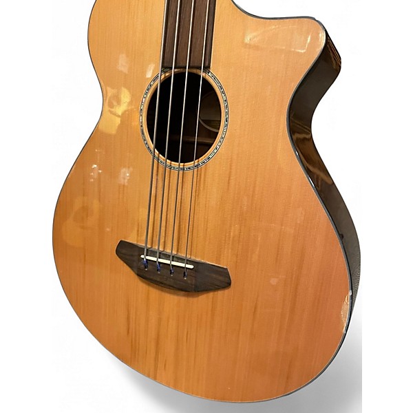 Used Breedlove SOLO JUMBO CE BASS FL Natural Acoustic Bass Guitar
