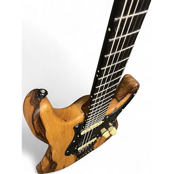 Used Schecter Guitar Research Sun Valley Super Shredder Exotic Black Limba Natural Solid Body Electric Guitar