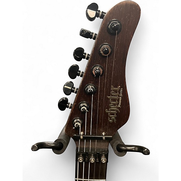 Used Schecter Guitar Research Sun Valley Super Shredder Exotic Black Limba Natural Solid Body Electric Guitar