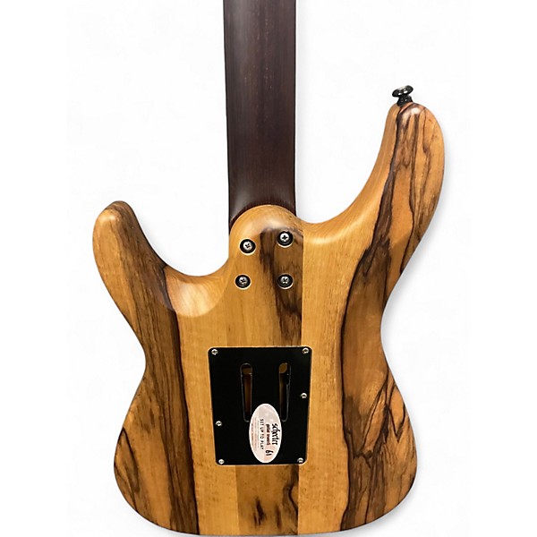 Used Schecter Guitar Research Sun Valley Super Shredder Exotic Black Limba Natural Solid Body Electric Guitar