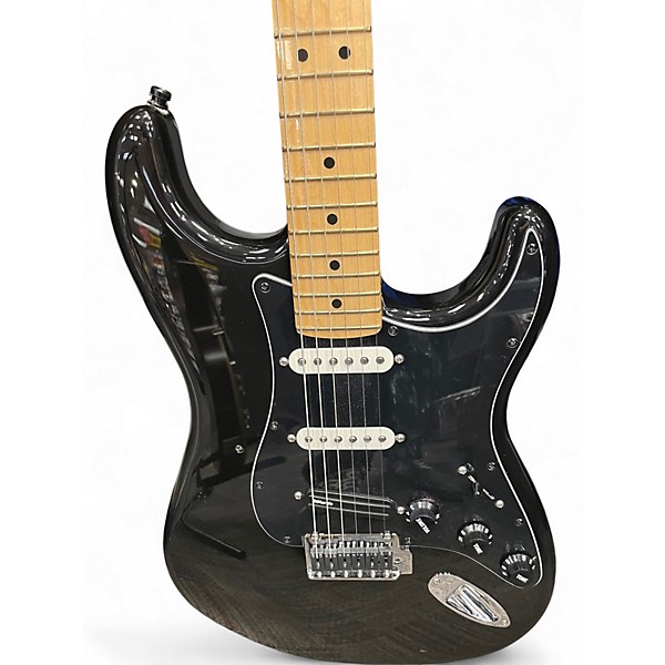 Used Fender Player Stratocaster Black Solid Body Electric Guitar
