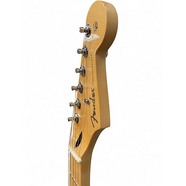Used Fender Player Stratocaster Black Solid Body Electric Guitar