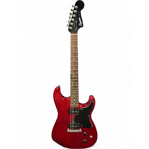 Used Squier STRATOSONIC Black Cherry Solid Body Electric Guitar