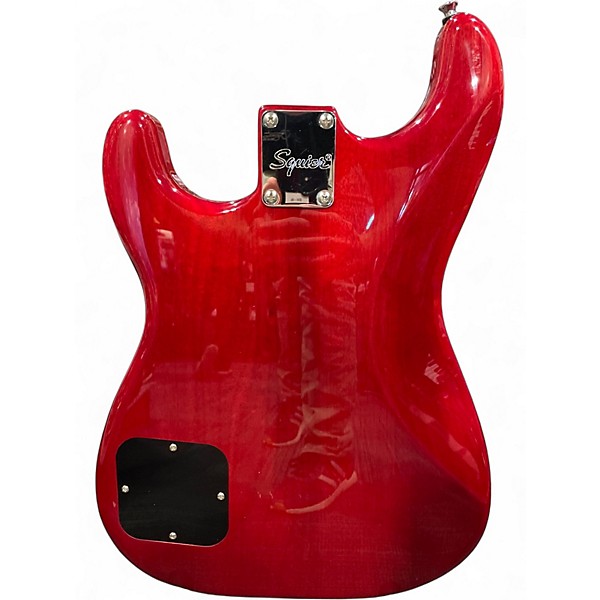 Used Squier STRATOSONIC Black Cherry Solid Body Electric Guitar